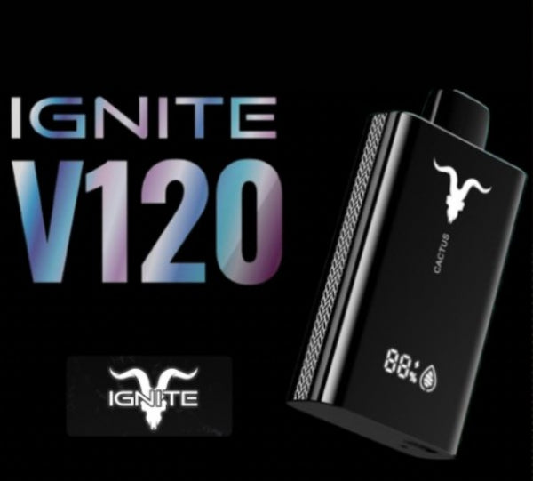 Pod Descartável Ignite V120 PRO Black 12.000 Puffs